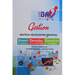 DEFI BAC GESTION SECTION ECONOMIE GESTION
