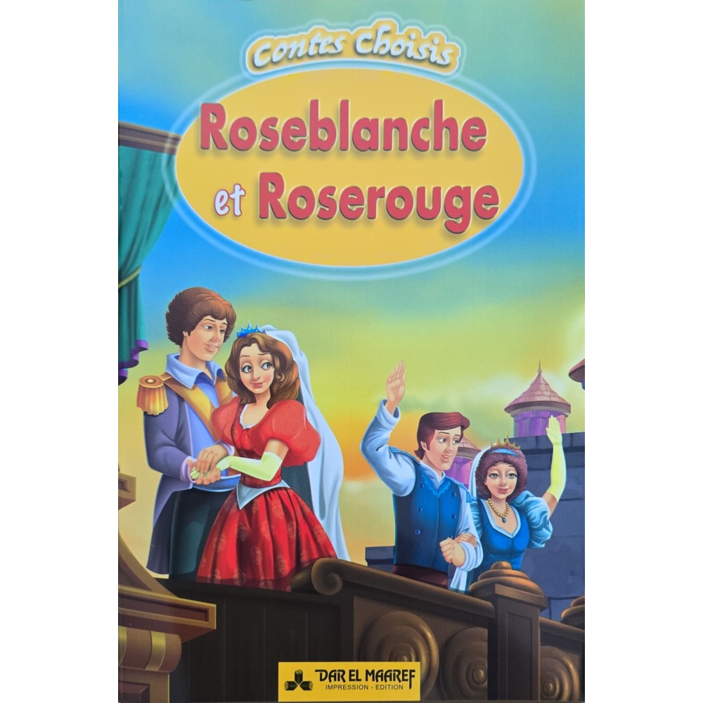 Rose blanche et rose rouge