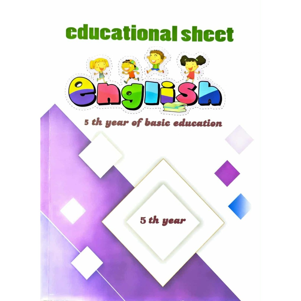 Educational sheet english 5th
