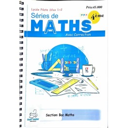 SERIE DE MATHS BAC MATH
