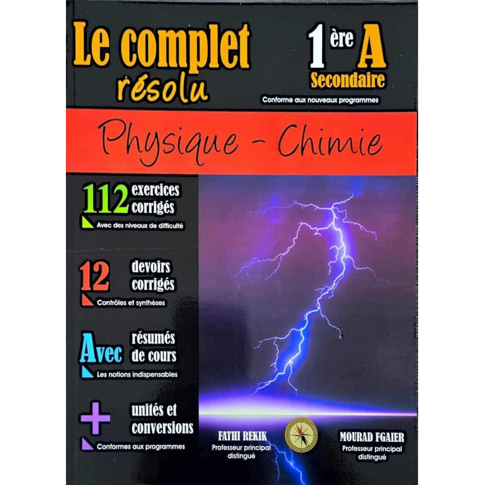 LE COMPET RESOLU PHYSIQUE - CHIMIE 1ERE ANNEE