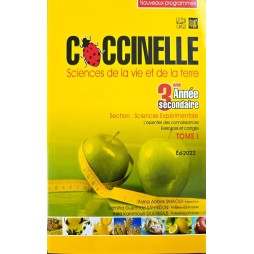 COCCINELLE SCIENCE DE LA VIE ET DE LA TERRE 3 EME ANNEE SCIENCE TOME 1