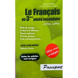 LE FRANCAIS EN 3 EME ANNEE SECONDAIRE
