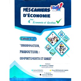 MES CAHIERS D'ECONOMIE 4 EME ANNEE
