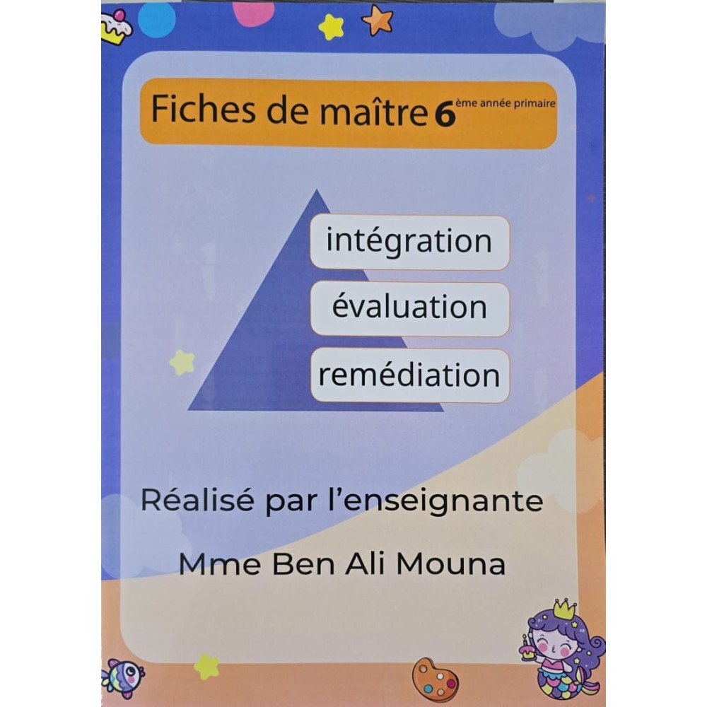 FICHES DE MAITRE 6 EME ANNEE