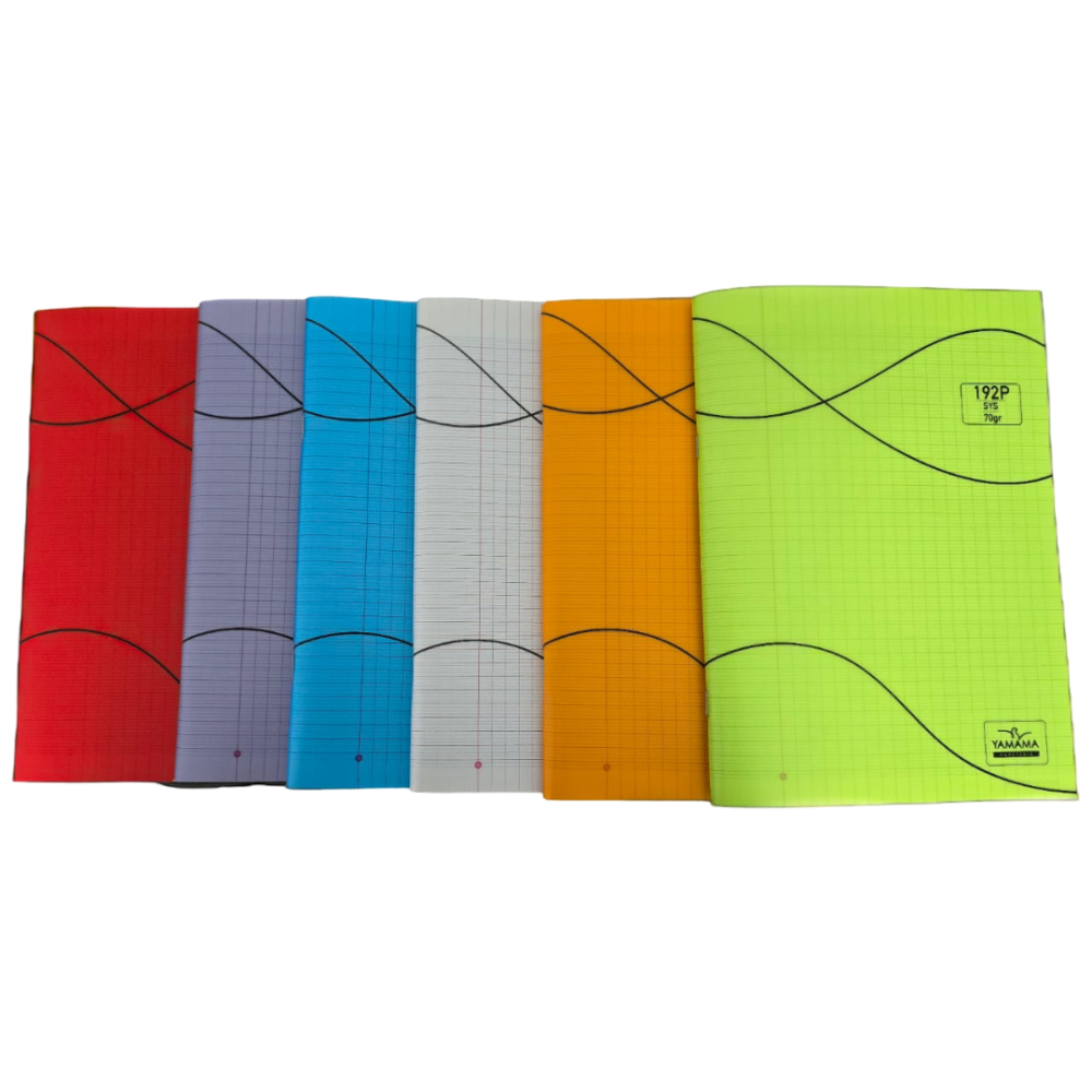CAHIER PIQURE  SEYES 192 PAGES 21*29.7 yamama
