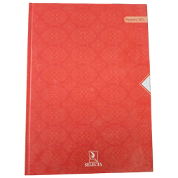 CAHIER REGISTRE 200 PAGES  5/5 SELECTA FORMAT A4