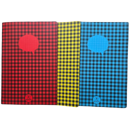 Cahier Piqué  21*29.7 , 96 Pages - selecta COUVERTURE EN CARREAU
