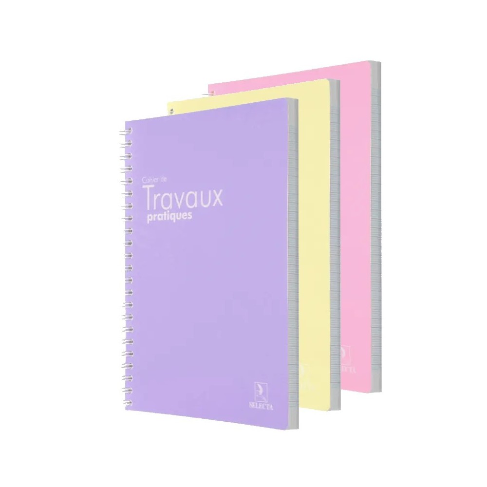 CAHIER TP WIRO GM 160P SEYES COUVERTURE PLASTIQUE  SELECTA