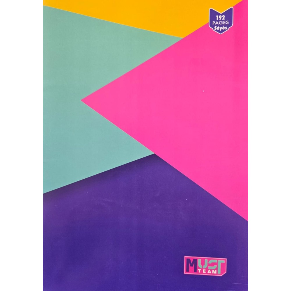 CAHIER PIQUE SEYES A4 192 PAGES - MUST