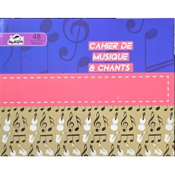 CAHIER MUSIQUE 48 PAGES  ALADIN 5/5 22*17