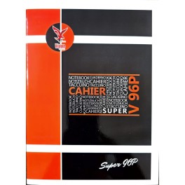 CAHIER 96 PAGES SUPER VILALUXE 17*22