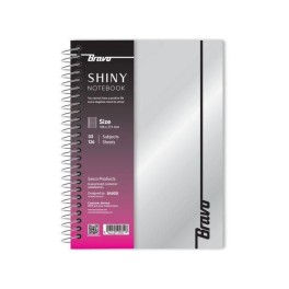 Bravo New Three Subject Notebook, 126 Sheets, 27.3 cm x 19.8 cm Size,