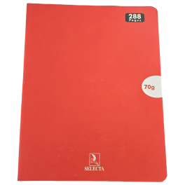 CAHIER  SELECTA 288 PAGES SEYES 17*22 / 70G