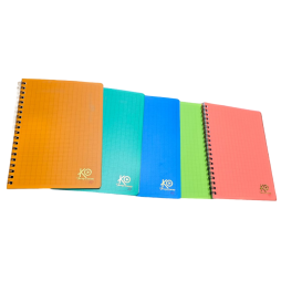 CARNET INTEGRAL  KO 80P AVEC COUVERTURE PLASTIQUE 10/10