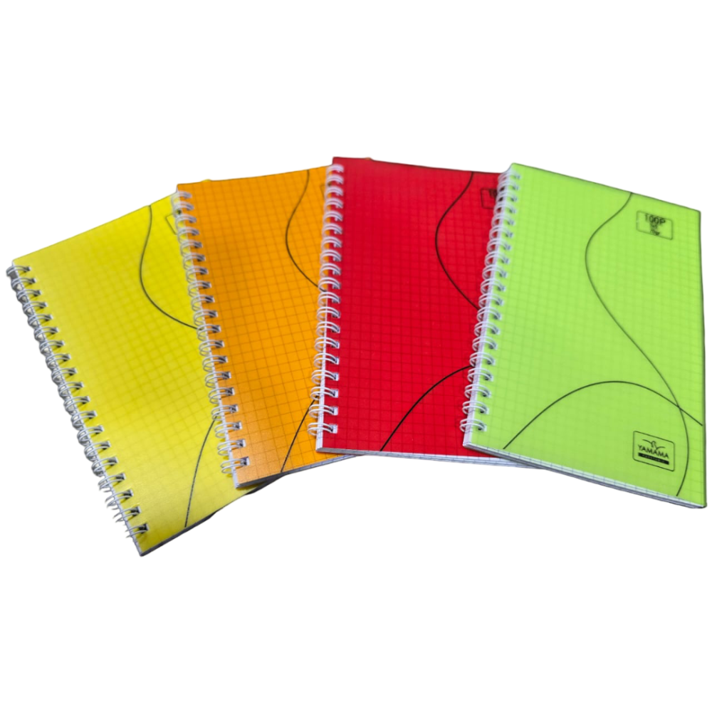 CARNET INTEGRAL  YAMAMA 100P AVEC COUVERTURE PLASTIQUE 5/5