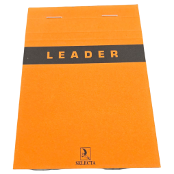 BLOC NOTE LEADER A6 SELECTA 10.5*14.8 160P
