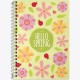 LARGE SPIRAL NOTEBOOK -PLASTIC COVERS - ASSORTED DESIGNS  - 100 SHEETS