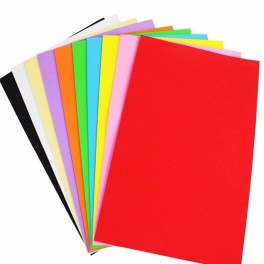 PACK PAPIER GOMME A3 Adhésif 1MM COULEUR (10 feuilles)
