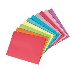 CHEMISE CARTONNEE 24/32 PAR COULEUR  220G COULEUR