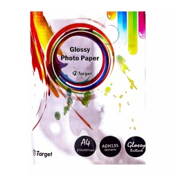 RAME PAPIER PHOTO 135GR 50P A4 GLOSSY ADHESIF