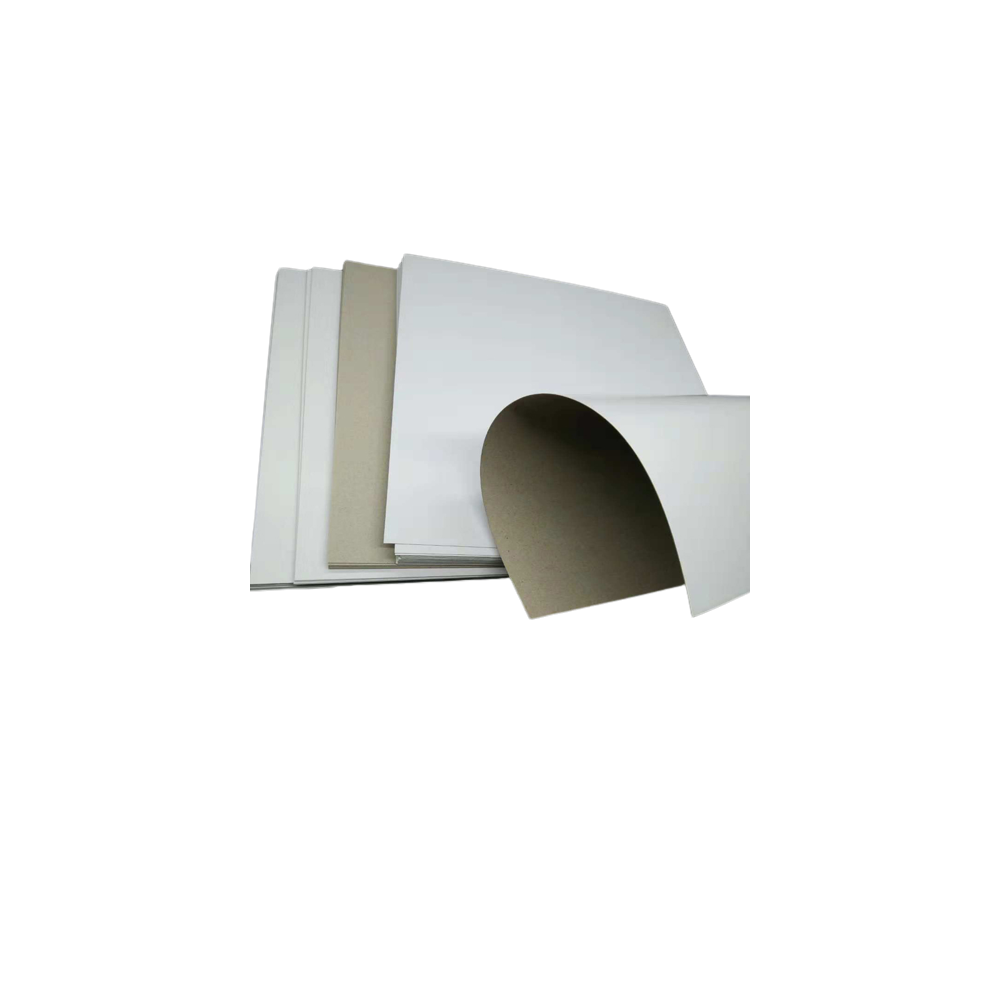 Papier carton Blanc Gris 70*110 290g