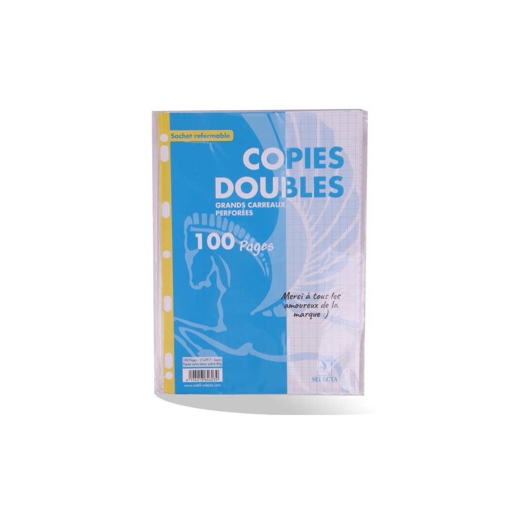 DOUBLE FEUILLE PERFORE GM 100P SELECTA