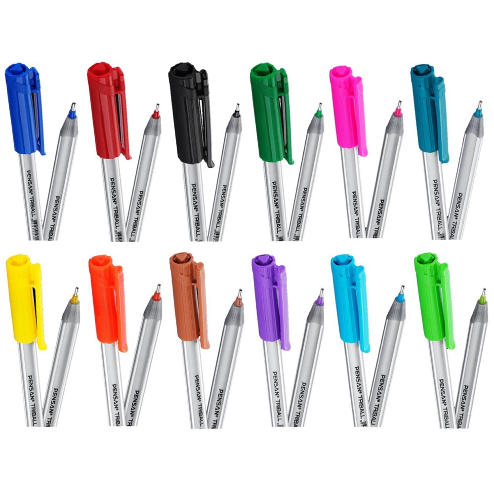 STYLO A BILLE 1.0MM TRIBALL PENSAN
