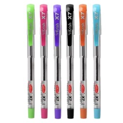 STYLO A BILLE COULEUR ASSORTIES 1.0 mm X7 KRISH