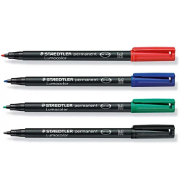 Marqueur permanent -STAEDTLER LUMOCOLOR 317- pointe moyenne