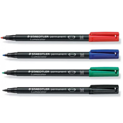 Marqueur permanent -STAEDTLER LUMOCOLOR 317- pointe moyenne