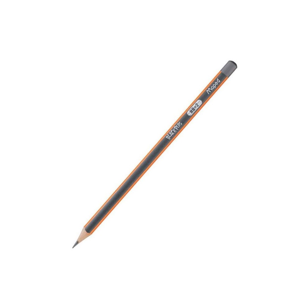 CRAYON GRAPHITE MAPED BLACK PEPS HB2
