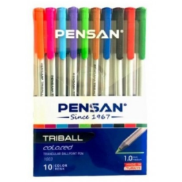 POCHETTE DE 10 STYLOS A BILLE PENSAN TRIBALL