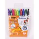 POCHETTE DE 10 STYLOS A BILLE BIC CRISTAL FASHION