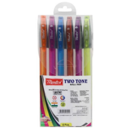 POCHETTE 06 STYLO A BILLE MONTEX TOW TONE
