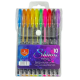 Pochette de 10 stylo brillant SHINY en couleur 1.0mm - VERETEX