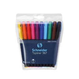 Pochette De 10 Feutres Fine 0.4 mm - Schneider