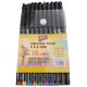 Pochette de 10 Stylos Pointe Fine PLUMA, 0.4 Fine Point