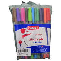 POCHETTE DE 10 stylos à bille de la marque BEST.