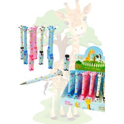 STYLO BLEU FANTAISIE GIRAFE