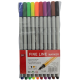 10 stylos-feutres 0,4 mm Fine Line PLUMA