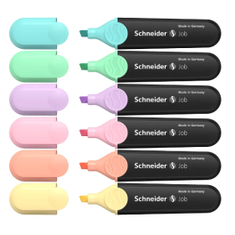 Schneider Job Pastel - surligneur - couleurs assorties