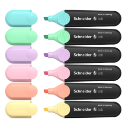 Schneider Job Pastel - surligneur - couleurs assorties
