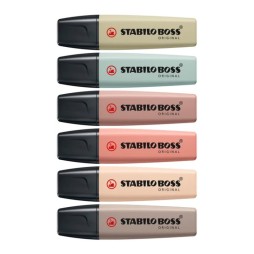 Surligneur STABILO BOSS ORIGINAL Nature Colors