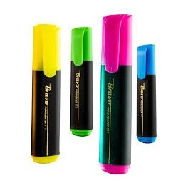 surligneur Bravo - Multicolore