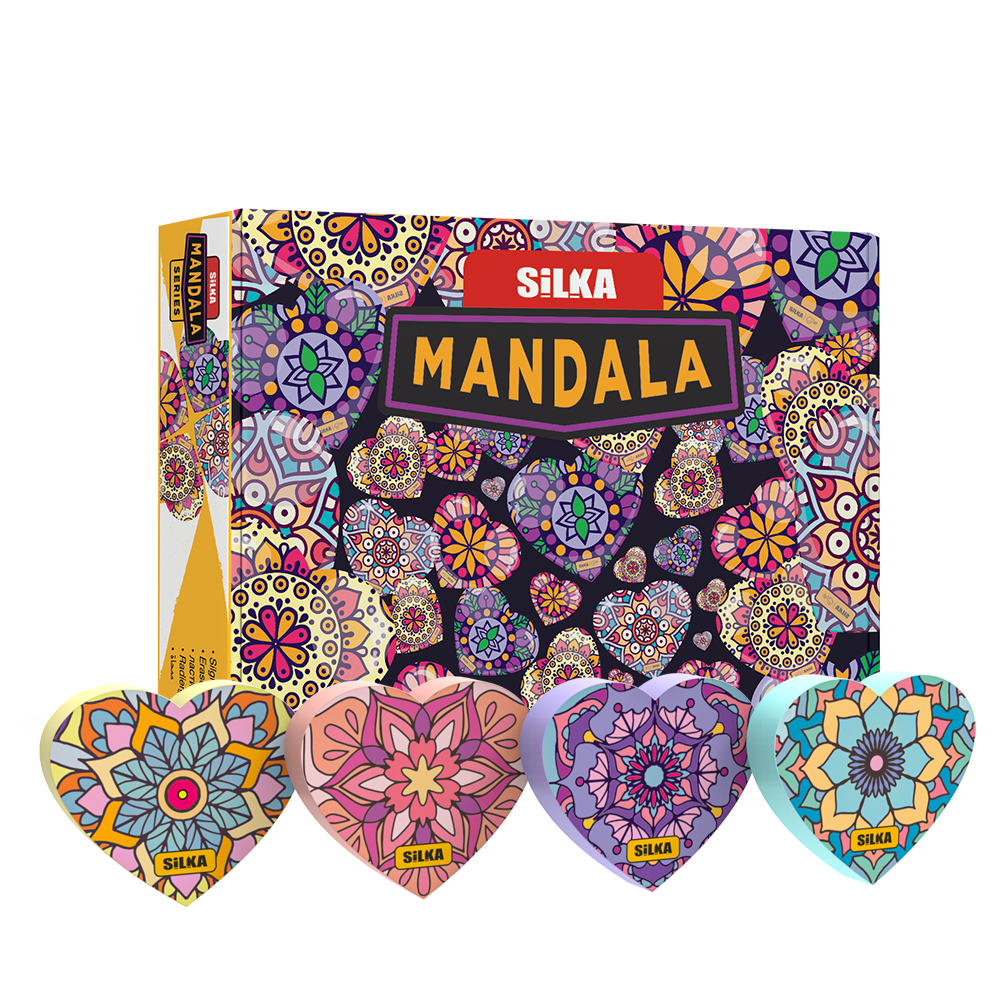 Gomme à motifs Silka Mandala