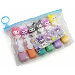 pochette  de 6 mini surligneurs mignons