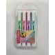 Pochette de 4 surligneurs STABILO swing cool Pastel
