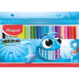 POCHETTE FEUTRE DE 24 MAPED OCEAN