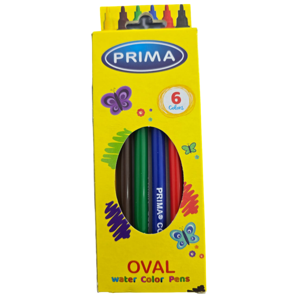 POCHETTE DE 6 FEUTRE  PRIMA OVAL